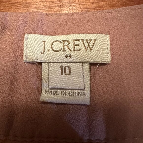 J.Crew Womens Pleated Pink Skirt Size 10 Polyester Blend - Picture 3 of 6